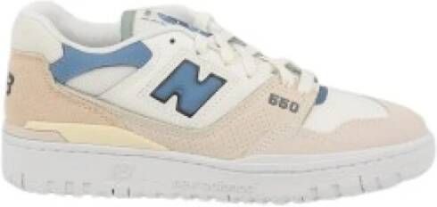 New Balance 550 Leren Sneakers met Zijperforaties Multicolor Heren