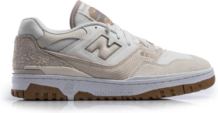 New Balance Beige Leren Sneakers Dames Bbw550Tb Beige Dames