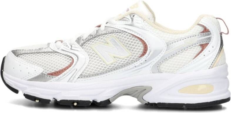 New Balance Multicolor Mesh Leren Sneakers Unisex Multicolor