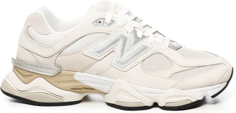 New Balance Beige Sneakers met CR-detail Beige Unisex