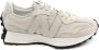 New Balance 327 Beige Leren Sneakers Logo Print Beige Dames - Thumbnail 2