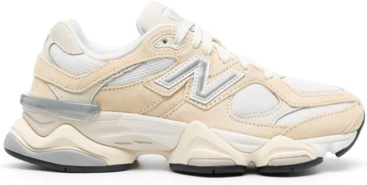 New Balance Beige Suede Panel Sneakers Beige Dames