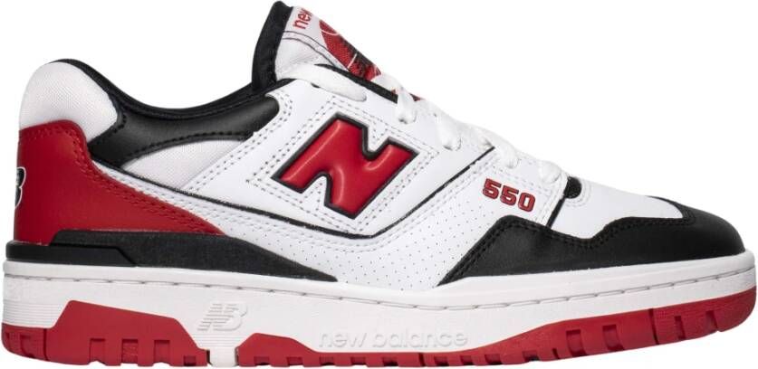 New Balance Beperkte Editie 550 Wit Rood Zwart Multicolor Heren