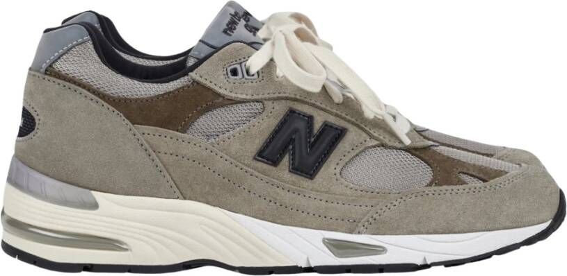 New Balance Beperkte Oplage Grijs Olijf Sneakers Multicolor Heren