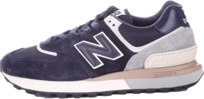 New Balance Suède en Stoffen Leren Sneakers Blauw Blue