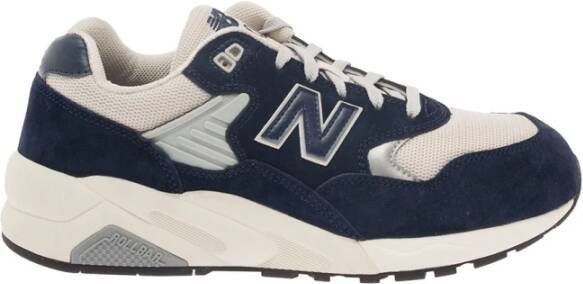 New Balance Blauw en wit laagtop sneakers Blauw Heren