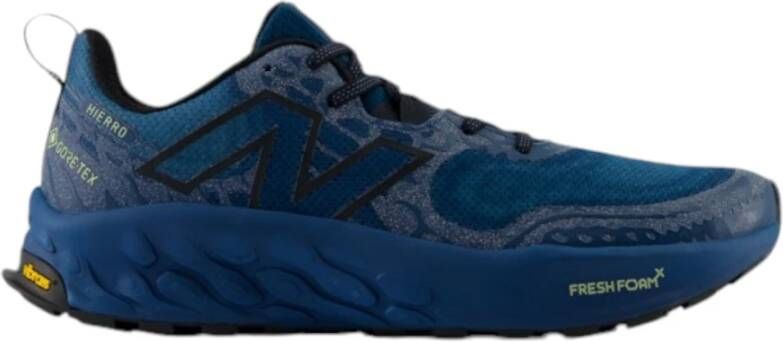 New Balance Fresh Foam X Hierro V8 Gore-Tex Trailschoen Blauw