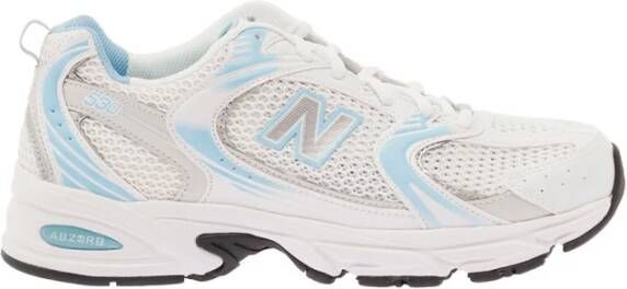 New Balance Blauwe Lage Sneakers met Mesh Inzetstukken Blauw Heren