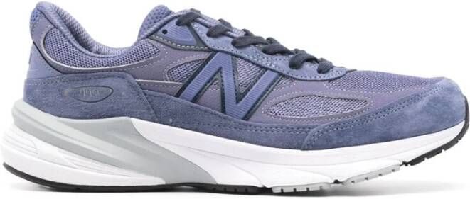 New Balance Blauwe Mesh Sneakers met Amandel Teen Purple Heren