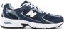 New Balance Blauwe Mesh Sneakers met Suède Afwerking Blue Heren - Thumbnail 1