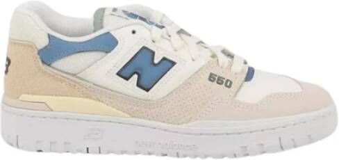 New Balance 550 Leren Sneakers met Zijperforaties Multicolor Heren