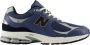 New Balance Blauwe Leren Sneakers M2002 D Blue - Thumbnail 1