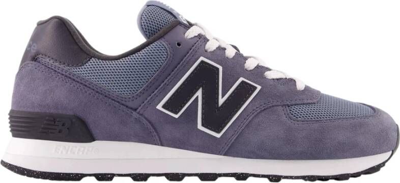 New Balance 574 Heren Grijs Wit Blauw Sneakers Gray Heren