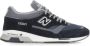 New Balance Blauwe Suède Sneakers Ronde Neus Logo Blue Heren - Thumbnail 1