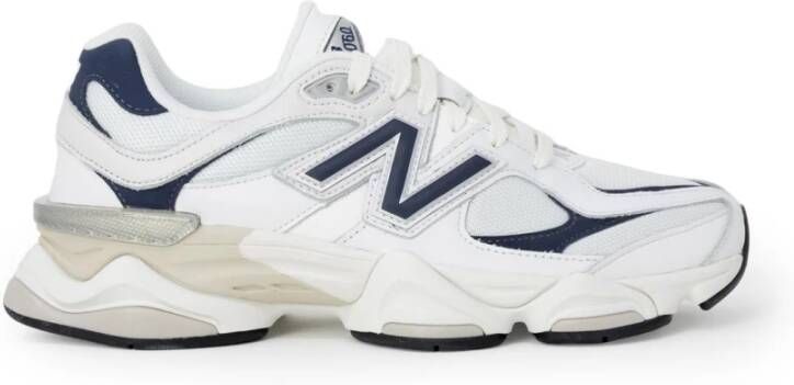New Balance Sneakers van mesh en suède met iconisch N-monogram White