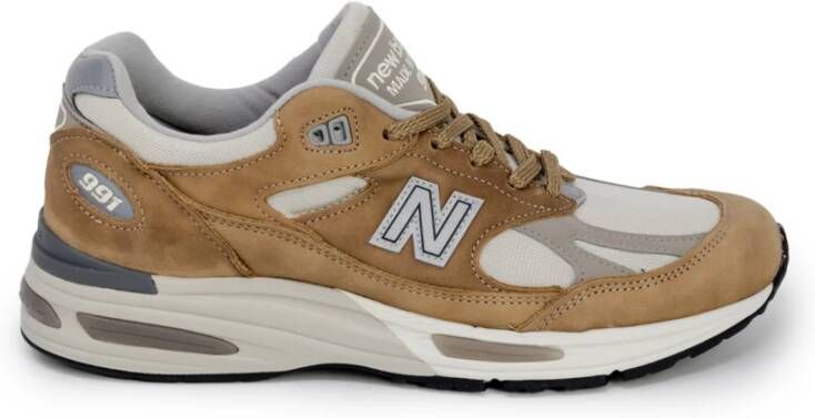 New Balance Bruine Sportieve Sneakers met Veters Brown Heren