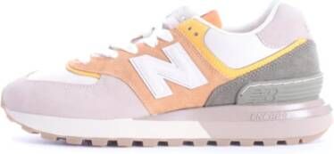 New Balance Bruine Suède Sneakers met Reflecterende N Brown Heren