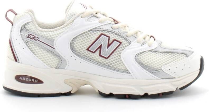 New Balance Casual Running Sneaker 530 White Salt White Dames