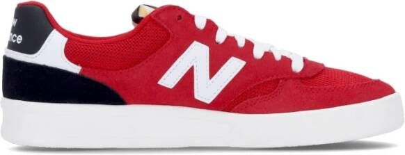 New Balance Court 300 Lage Sneaker voor Heren Rood Heren Schoenen