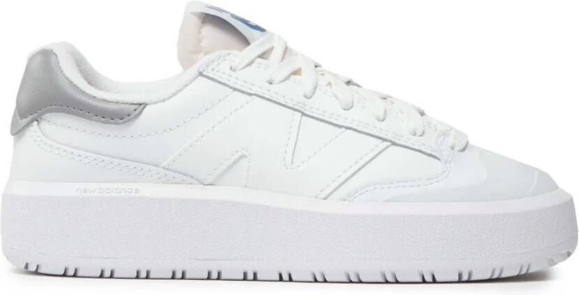 New Balance Witte Sneakers met Katoenmix White