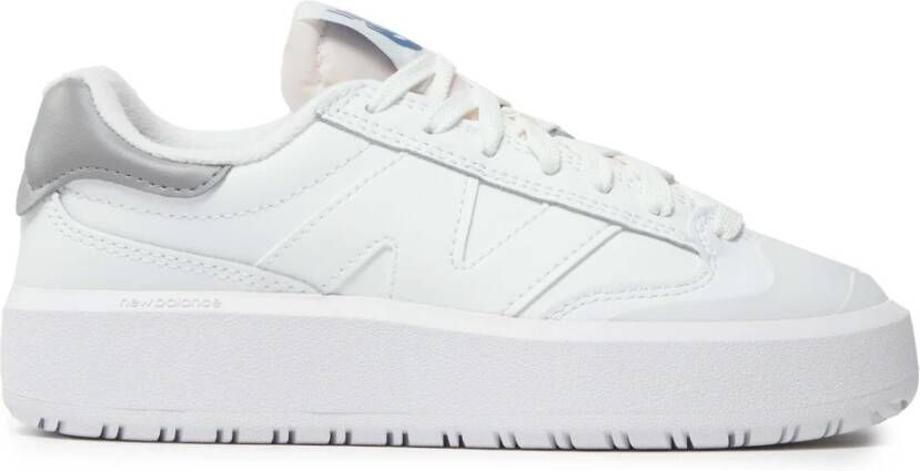 New Balance Witte Sneakers met Logo Detail White Heren