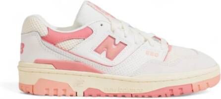 New Balance Witte en roze damessneakers jaren 90 stijl Multicolor Dames