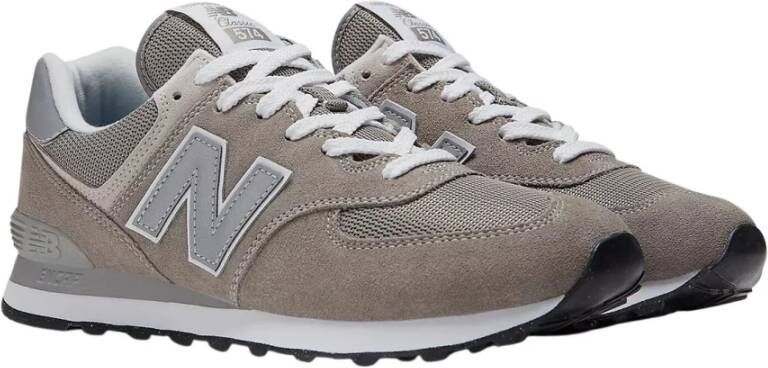 New Balance Eco Leren Sneakers Gray Heren