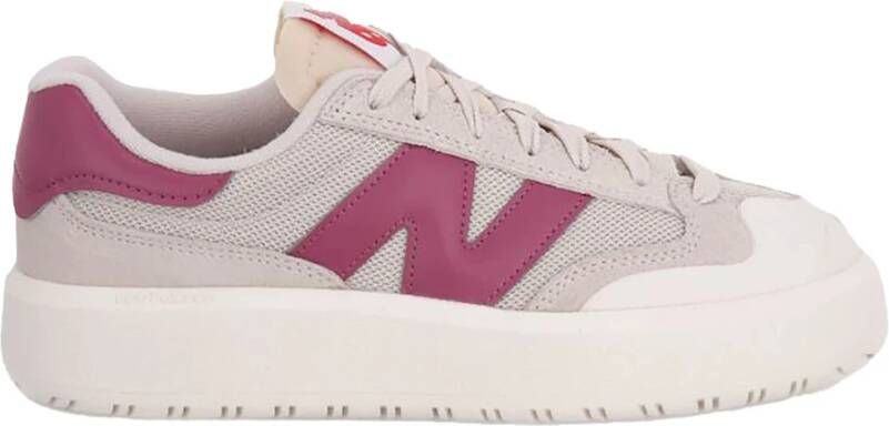 New Balance Klieke tennisschoen met overdreven proporties en onverwachte details Gray Heren