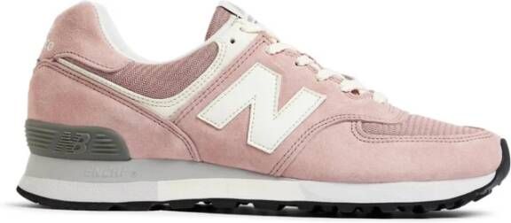 New Balance Engeland Sneakers Pale Mauve Suède Pink Heren