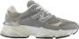 New Balance Futuristische 9060 Grijze Sneakers Gray Dames - Thumbnail 1