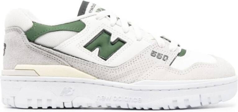 New Balance Grijze Damessneakers met Platte Zool en Veters Grijs Dames