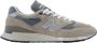 New Balance Grijze Sneakers met Veters en Patch Logo Multicolor Heren - Thumbnail 17