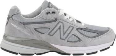 New Balance Grijze Casual Sneakers Stijlvol Comfort Gray