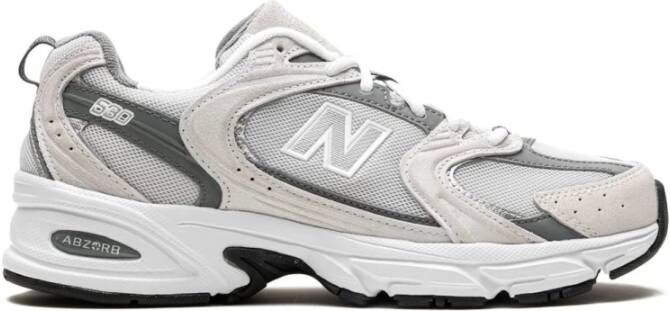 New Balance Grijze Mesh Sneakers Kooi Ontwerp Gray Heren