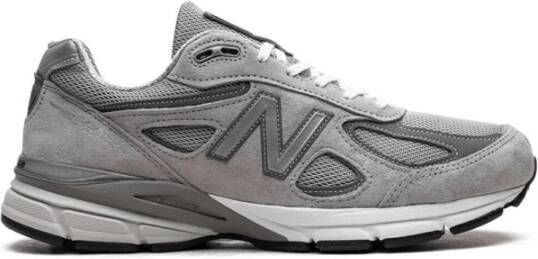 New Balance Grijze Mesh Sneakers met Ronde Neus Gray Heren