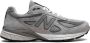 New Balance Grijze Mesh Sneakers met Ronde Neus Gray Heren - Thumbnail 1