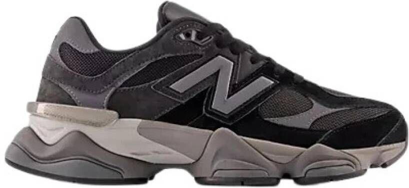 New Balance Moderne en comfortabele zwarte en Castlerock sneakers Black