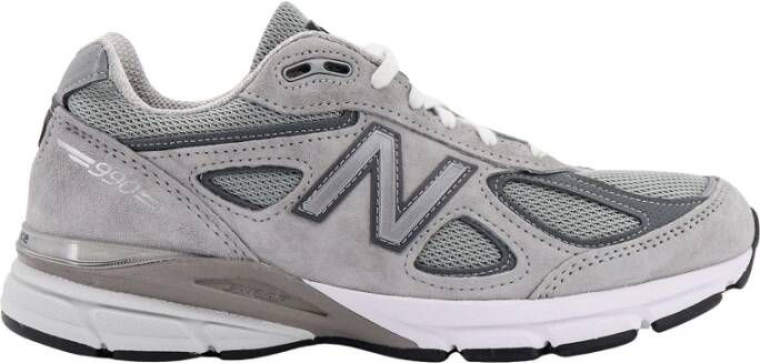 New Balance Grijze Sneakers met Monogram en Gestikte Profielen Multicolor Heren