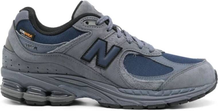 New Balance Grijze Sneakers met Suède Afwerking Gray Heren