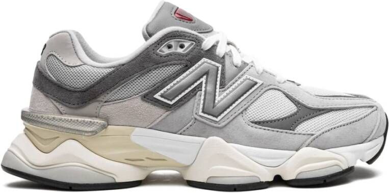 New Balance Grijze Sneakers met Suède Mesh Gray Heren