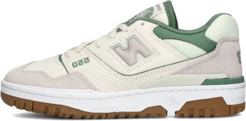 New Balance Grijze Suède Lage Sneakers Bbw550 Multicolor Dames