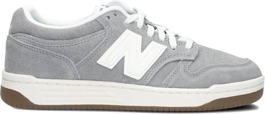 New Balance Grijze Suède Lage Sneakers Gray Dames