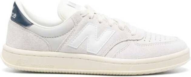 New Balance Grijze Suède Veterschoenen White Heren