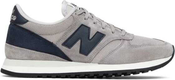 New Balance Grijze Blauwe Sneakers Gemaakt in Engeland Gray Heren