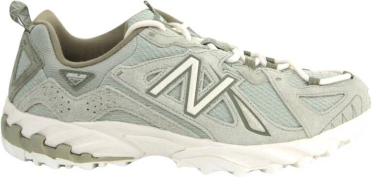 New Balance Groene Sneakers Mesh en Suède Multicolor Heren