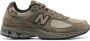 New Balance Groene Sneakers Mesh Suède Leren Afwerking Green Heren - Thumbnail 5