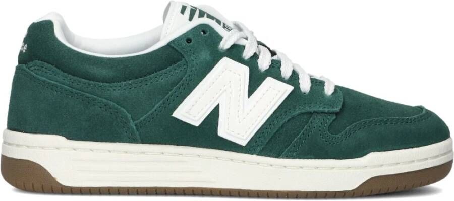 New Balance Groene Suède Lage Sneakers Bb480 Green