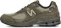 New Balance Groene Sneakers Mesh Suède Leren Afwerking Green Heren - Thumbnail 1