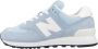 New Balance Hardloopschoenen Geïnspireerd Blue Dames - Thumbnail 1