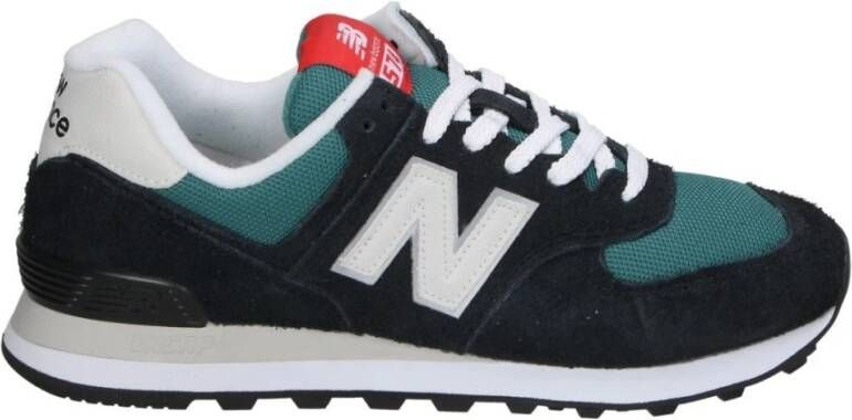 New Balance 574 Heren Grijs Wit Blauw Sneakers Gray Heren